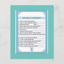 ブライダルシャワーゲーム