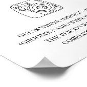 ブライダルシャワーゲーム ポスター (角)