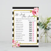 ブライダルシャワーゲーム – 彼は彼女は言った (スタンド正面)