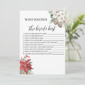 ブライダルシャワーゲーム 招待状 (スタンド正面)