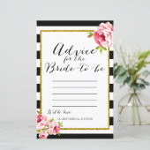 ブライダルシャワーゲーム – 花嫁のアドバイス (スタンド正面)