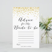 ブライダルシャワーゲーム – 花嫁のアドバイス (スタンド正面)