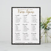 ブライダルシャワーゲーム | 財布の中身ゲーム (スタンド正面)