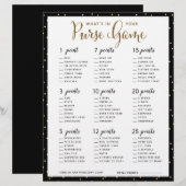 ブライダルシャワーゲーム | 財布の中身ゲーム (正面/裏面)