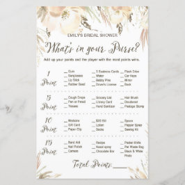 ブライダルシャワーゲーム – 財布狩りゲーム