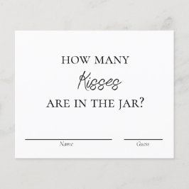 ブライダルシャワーゲーム – Mrs Cardsのキス