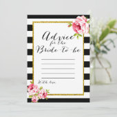 ブライダルシャワーゲームx2 -アドバイス |ビンゴ 招待状 (スタンド正面)