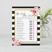 ブライダルシャワーゲームx2 -誰が言ったか|古さ 招待状 (スタンド正面)