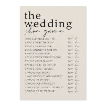 ブライダルシャワーゲー結婚ム – シューゲーム