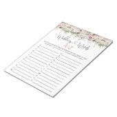 ブライダルシャワーゲー結婚ム – A-Z ノートパッド (アングル)