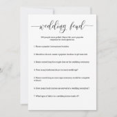 ブライダルシャワーゲ結婚ームの確執 招待状 (正面)