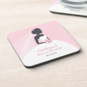 ブライダルシャワーコースター（4セット） コースター (左側)