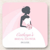 ブライダルシャワーコースター（4セット） コースター (正面)