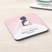 ブライダルシャワーコースター（4セット） コースター (左側)