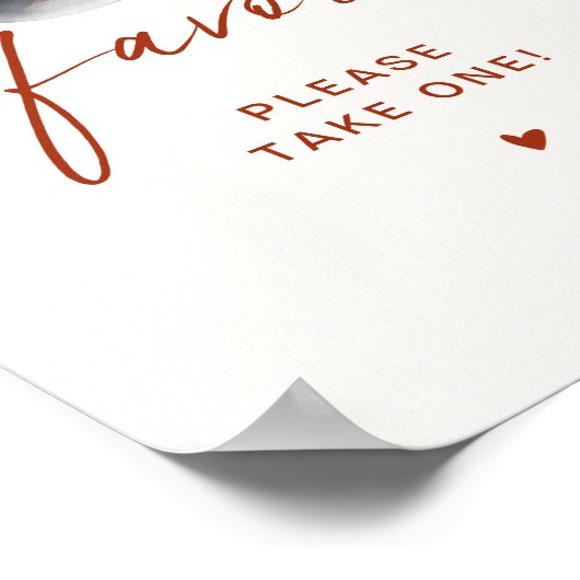 ブライダルシャワーコーヒーウィズペデスタル ポスター (角)