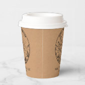 ブライダルシャワーコーヒーカスタマイズバーデザー結婚ト 紙コップ (右)