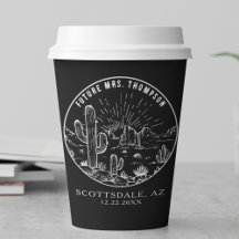 ブライダルシャワーコーヒーバーカスタムアリゾナ結婚ズ