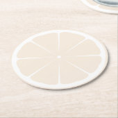 ブライダルシャワーコ結婚ースターのバードリンクテーブルA115 ラウンドペーパーコースター (アングル)