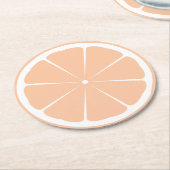 ブライダルシャワーコ結婚ースターのバードリンクテーブルA115 ラウンドペーパーコースター (アングル)