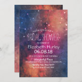 ブライダルシャワーゴージャススターズネブラコンステレーション 招待状 (正面/裏面)