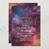 ブライダルシャワーゴージャススターズネブラコンステレーション 招待状 (正面/裏面)