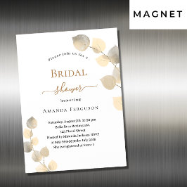 ブライダルシャワーゴールデンユーカリのスパイグラグジュアリー