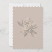 ブライダルシャワーサザンマグノリアフラワーズ招待状 招待状 (裏面)