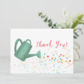 ブライダルシャワーサンキューウォーターリングカンハート サンキューカード (スタンド正面)