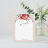 ブライダルシャワーサンキューカード スペインの サンキューカード (スタンド正面)