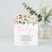 ブライダルシャワーサンキューカード 案内状 (スタンド正面)