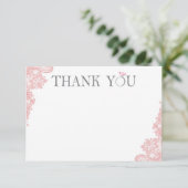 ブライダルシャワーサンキューカード- 3.5x5フラットカード サンキューカード (スタンド正面)
