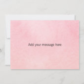 ブライダルシャワーサンキューキュートウォーター色フローラ サンキューカード (裏面)