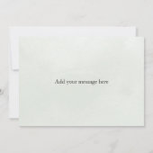 ブライダルシャワーサンキューピンクボタニカルフローラ サンキューカード (裏面)