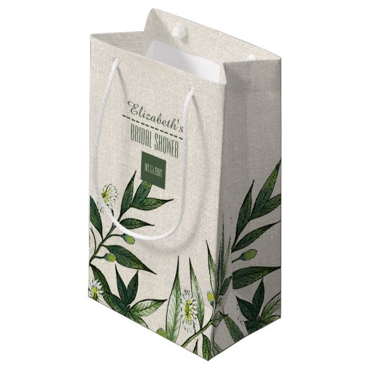ブライダルシャワーサンキューホステススモール抱き枕 スモールペーパーバッグ (正面アングル)