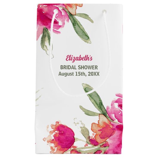 ブライダルシャワーサンキューホステス抱き枕 スモールペーパーバッグ (正面)