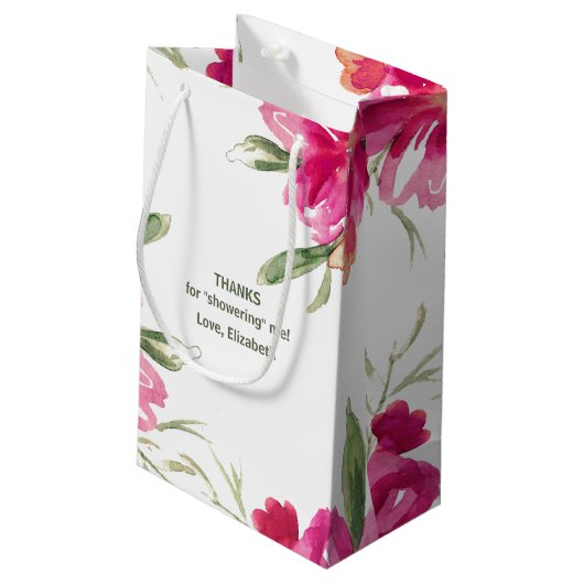 ブライダルシャワーサンキューホステス抱き枕 スモールペーパーバッグ (裏面アングル)