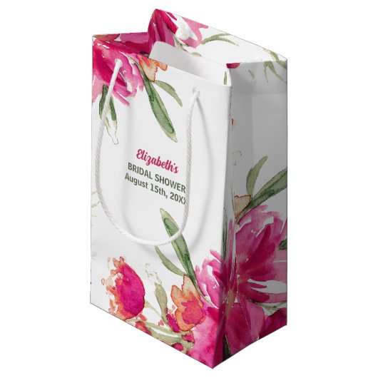 ブライダルシャワーサンキューホステス抱き枕 スモールペーパーバッグ (正面アングル)