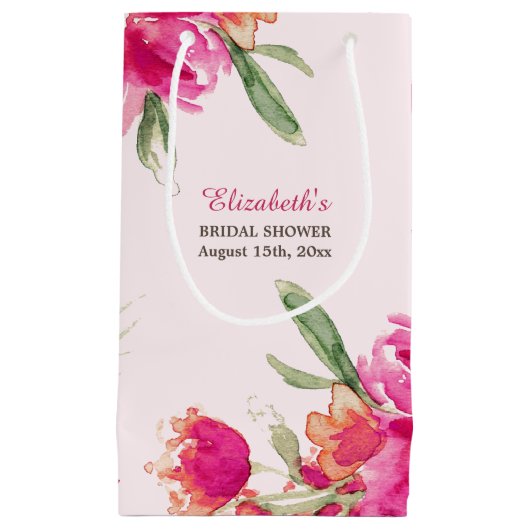 ブライダルシャワーサンキューホステス抱き枕 スモールペーパーバッグ (正面)