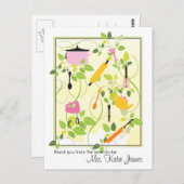 ブライダルシャワーサンキューポストカード ポストカード (正面/裏面)