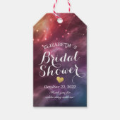 ブライダルシャワーサンキューユー銀河系星星座 ギフトタグ (正面)