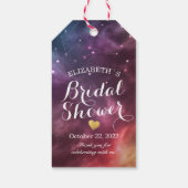 ブライダルシャワーサンキューユー銀河系星星座 ギフトタグ (裏面)