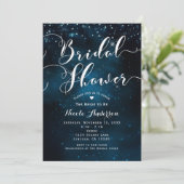 ブライダルシャワーシアルスターリーブルースカイズ結婚ズ 招待状 (スタンド正面)