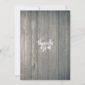 ブライダルシャワーシャンパングラスウッドストリングライト 招待状 (裏面)