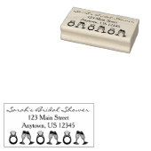 ブライダルシャワーシャンパングラスダイヤモンドリングや輪結婚ズ ラバースタンプ (押印)