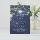 ブライダルシャワースウィート16ブルーネイビージャースライトグレー 招待状 (スタンド正面)