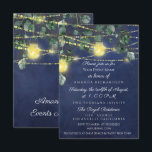 ブライダルシャワースウィート16ブルーネイビージャースライト 招待状<br><div class="desc">少し素朴で、少し森の中、少しコテージの招待。特別な日を！フィレンツェ・ケデグ</div>