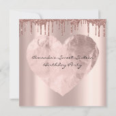 ブライダルシャワースウィート16thドリプスバラハート 招待状 (裏面)