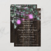 ブライダルシャワースウィート16thピンキージャースライト 招待状 (正面/裏面)