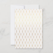 ブライダルシャワースウィート16thピンクローズ赤面ブラック 招待状 (裏面)