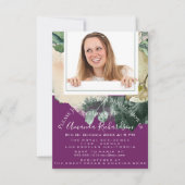 ブライダルシャワースウィート16thフォトマルサラミントフローラ 招待状 (正面)